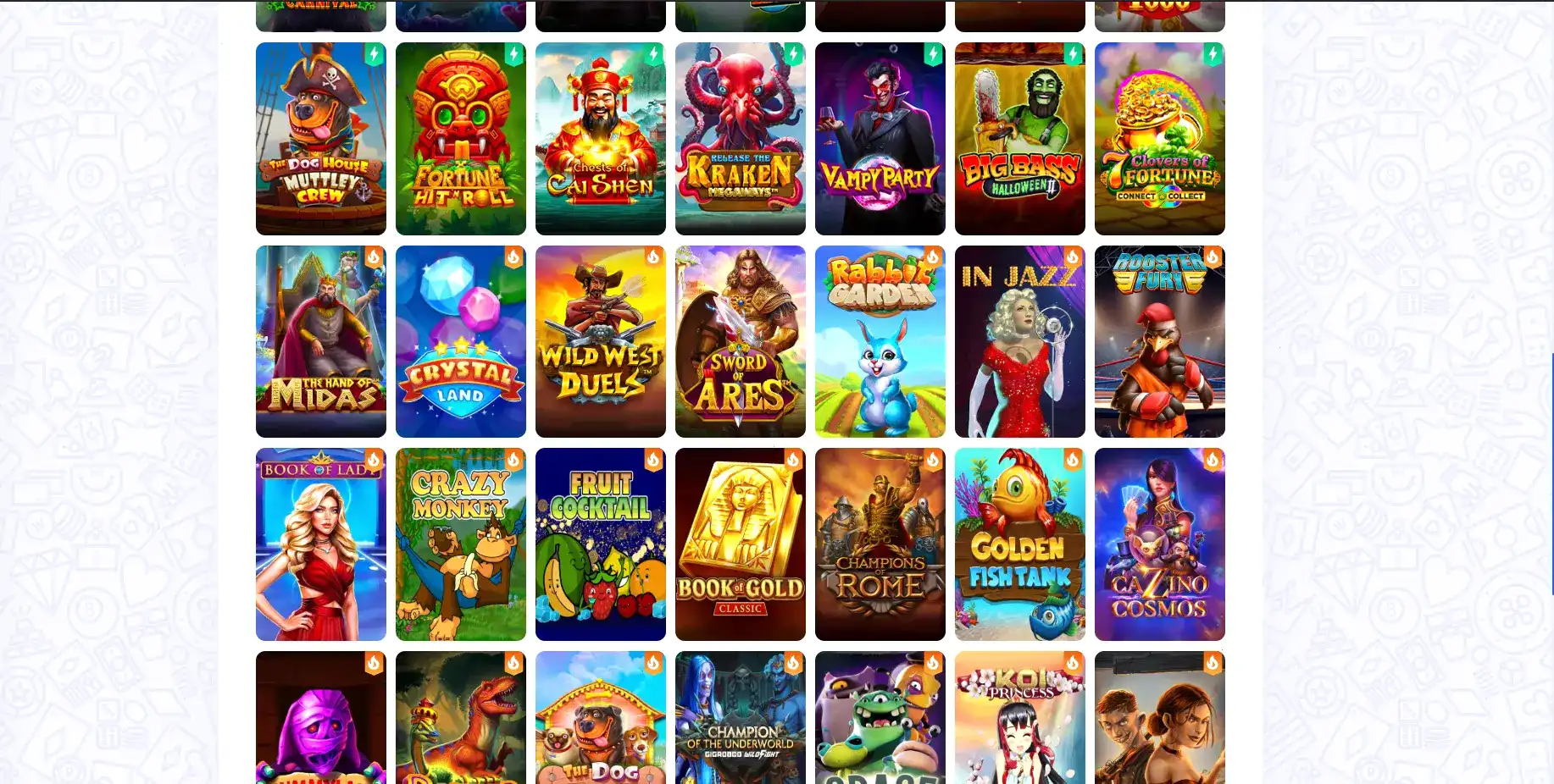 Способы оплаты Cat casino